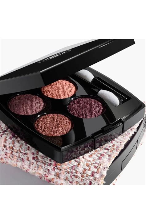 chanel eyeshadow palette tweed|chanel quadra shades.